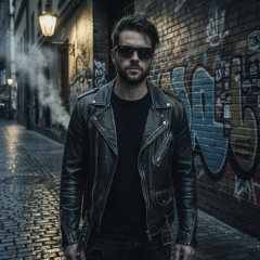 Occhiali da sole Ray-Ban Justin RB4165 - 601/8G - La foto è solamente a scopo illustrativo ed è stata generata da intelligenza artificiale.