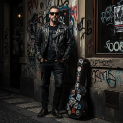 Ray-Ban PREDATOR 2 RB2027 - W1847 - Fotografija z informativnim prikazom očal je ustvarjena z umetno inteligenco.