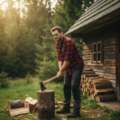 Occhiali da sole Ray-Ban Original Aviator RB3025 - 003/3F - La foto è solamente a scopo illustrativo ed è stata generata da intelligenza artificiale.