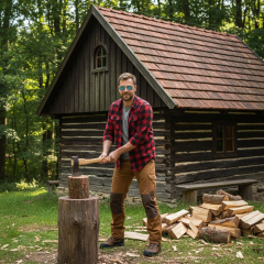 Ray-Ban Aviator Large Metal RB3025 - 001/3F - La foto è solamente a scopo illustrativo ed è stata generata da intelligenza artificiale.