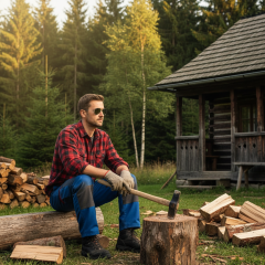 Ray-Ban Original Aviator RB3025 - W3275 - La foto è solamente a scopo illustrativo ed è stata generata da intelligenza artificiale.