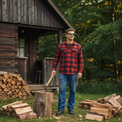 Ray-Ban CLUBMASTER RB3016 114517 - Fotografija z informativnim prikazom očal je ustvarjena z umetno inteligenco.