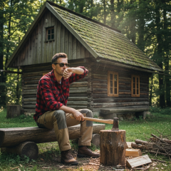 Ray-Ban Original Wayfarer RB2140 902/51 - Fotografija z informativnim prikazom očal je ustvarjena z umetno inteligenco.