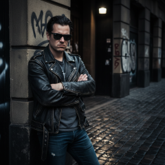 Ray-Ban RB4181 - 601/9A - Fotografija z informativnim prikazom očal je ustvarjena z umetno inteligenco.