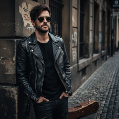 Ray-Ban ROUND DOUBLE BRIDGE RB3647N 001 - La foto è solamente a scopo illustrativo ed è stata generata da intelligenza artificiale.