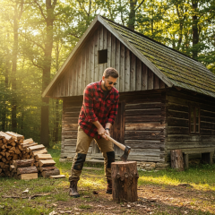 Ray-Ban ROUND DOUBLE BRIDGE RB3647N 001 - La foto è solamente a scopo illustrativo ed è stata generata da intelligenza artificiale.