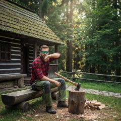 Ray-Ban ANDY RB4202 615355 - Fotografija z informativnim prikazom očal je ustvarjena z umetno inteligenco.