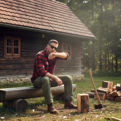 Ray-Ban RB4387 601/71 - La foto è solamente a scopo illustrativo ed è stata generata da intelligenza artificiale.