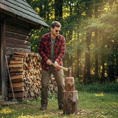 Ray-Ban Round Metal RB3447N 001 - La foto è solamente a scopo illustrativo ed è stata generata da intelligenza artificiale.