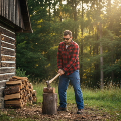 Ray-Ban WAYFARER RB4340 601 - Fotografija z informativnim prikazom očal je ustvarjena z umetno inteligenco.