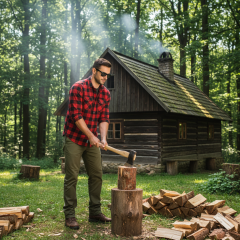 Ray-Ban RB4306 601/9A - La foto è solamente a scopo illustrativo ed è stata generata da intelligenza artificiale.