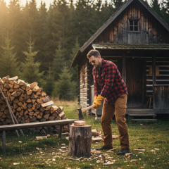 Ray-Ban Round Metal RB3447 9198B1 - La foto è solamente a scopo illustrativo ed è stata generata da intelligenza artificiale.