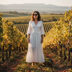 Ray-Ban Wayfarer Folding Classic RB4105 710 - La foto è solamente a scopo illustrativo ed è stata generata da intelligenza artificiale.