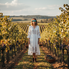 Ray-Ban ANDY RB4202 615355 - Fotografija z informativnim prikazom očal je ustvarjena z umetno inteligenco.