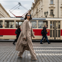 Ray-Ban Aviator Large Metal RB3025 - 001/3F - La foto è solamente a scopo illustrativo ed è stata generata da intelligenza artificiale.