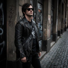 Ray-Ban New Wayfarer RB2132 646231 - La foto è solamente a scopo illustrativo ed è stata generata da intelligenza artificiale.