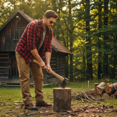 Ray-Ban Outdoorsman II RB3029 181 - Fotografija z informativnim prikazom očal je ustvarjena z umetno inteligenco.