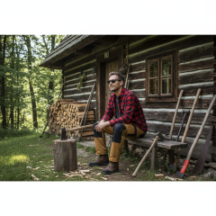 Ray-Ban RB4305 601/71 - Fotografija z informativnim prikazom očal je ustvarjena z umetno inteligenco.