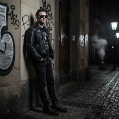 Ray-Ban AVIATOR LARGE METAL RB3025 - W3277 - Fotografija z informativnim prikazom očal je ustvarjena z umetno inteligenco.