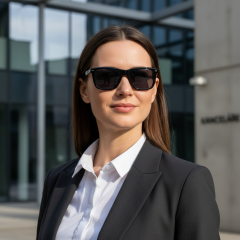 Hugo Boss Boss 1317/S 284/IR - La foto è solamente a scopo illustrativo ed è stata generata da intelligenza artificiale.