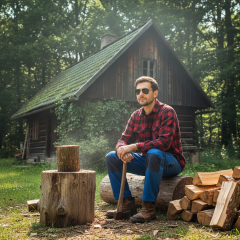 Sončna očala Ray-Ban Aviator Cockpit RB3362 - 004 - Fotografija z informativnim prikazom očal je ustvarjena z umetno inteligenco.
