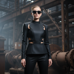 Prada PR A16S 16K04D - La foto è solamente a scopo illustrativo ed è stata generata da intelligenza artificiale.