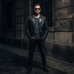 Occhiali da sole Ray-Ban RB3183 - 002/81 POL - La foto è solamente a scopo illustrativo ed è stata generata da intelligenza artificiale.