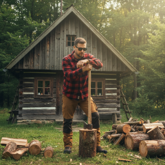 Ray-Ban WAYFARER LITEFORCE RB4195 601S9A - Fotografija z informativnim prikazom očal je ustvarjena z umetno inteligenco.