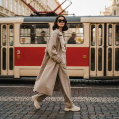 Ray-Ban WAYFARER LITEFORCE RB4195 601S9A - Fotografija z informativnim prikazom očal je ustvarjena z umetno inteligenco.