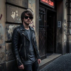 Ray-Ban Boyfriend RB4147 601/87 - La foto è solamente a scopo illustrativo ed è stata generata da intelligenza artificiale.