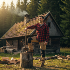 Occhiali da sole Ray-Ban Original Aviator RB3025 - 019/Z2 - La foto è solamente a scopo illustrativo ed è stata generata da intelligenza artificiale.