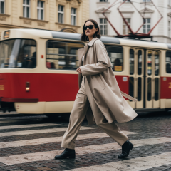 Ray-Ban Boyfriend RB4147 601/87 - La foto è solamente a scopo illustrativo ed è stata generata da intelligenza artificiale.