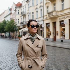 Burberry BE4216 3001T3 - La foto è solamente a scopo illustrativo ed è stata generata da intelligenza artificiale.