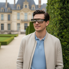 Burberry BE4291 3001/G - Fotografija s informativnim prikazom naočala kreirana je pomoću umjetne inteligencije.