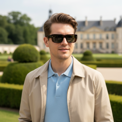 Burberry Jarvis BE4376U 300271 - Fotografija s informativnim prikazom naočala kreirana je pomoću umjetne inteligencije.