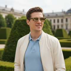 Burberry BE3152 1109/5A - Fotografija s informativnim prikazom naočala kreirana je pomoću umjetne inteligencije.