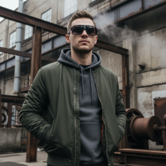 Carrera 1001/S BLX/9O - Fotografija z informativnim prikazom očal je ustvarjena z umetno inteligenco.