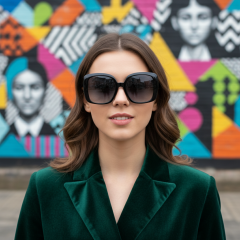 Gucci GG0714SA 001 - La foto è solamente a scopo illustrativo ed è stata generata da intelligenza artificiale.