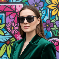 Gucci GG1269S 001 - La foto è solamente a scopo illustrativo ed è stata generata da intelligenza artificiale.