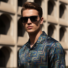 Gucci GG1269S 001 - La foto è solamente a scopo illustrativo ed è stata generata da intelligenza artificiale.