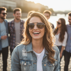 Guess GU5210 32B - Fotografija s informativnim prikazom naočala kreirana je pomoću umjetne inteligencije.