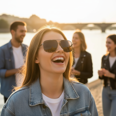 Guess GU00167 09D - Fotografija s informativnim prikazom naočala kreirana je pomoću umjetne inteligencije.