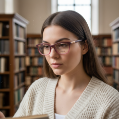 Vogue VO5163 2557 - Fotografija z informativnim prikazom očal je ustvarjena z umetno inteligenco.