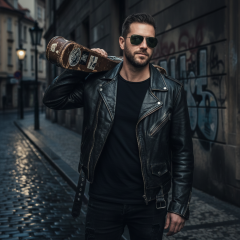 Ray-Ban RB3136 004 - La foto è solamente a scopo illustrativo ed è stata generata da intelligenza artificiale.