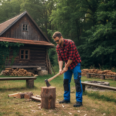 Ray-Ban Clubmaster RB3016 1305B1 - La foto è solamente a scopo illustrativo ed è stata generata da intelligenza artificiale.