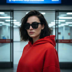 Hugo Boss HG 1157/S 807/IR - La foto è solamente a scopo illustrativo ed è stata generata da intelligenza artificiale.