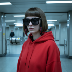 Hugo Boss HG 1218/S UYY/0L - La foto è solamente a scopo illustrativo ed è stata generata da intelligenza artificiale.