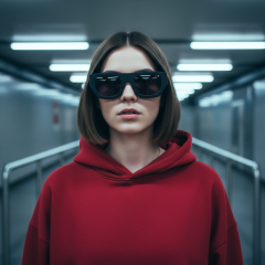 Hugo Boss HG 1252/S 807/AO - La foto è solamente a scopo illustrativo ed è stata generata da intelligenza artificiale.